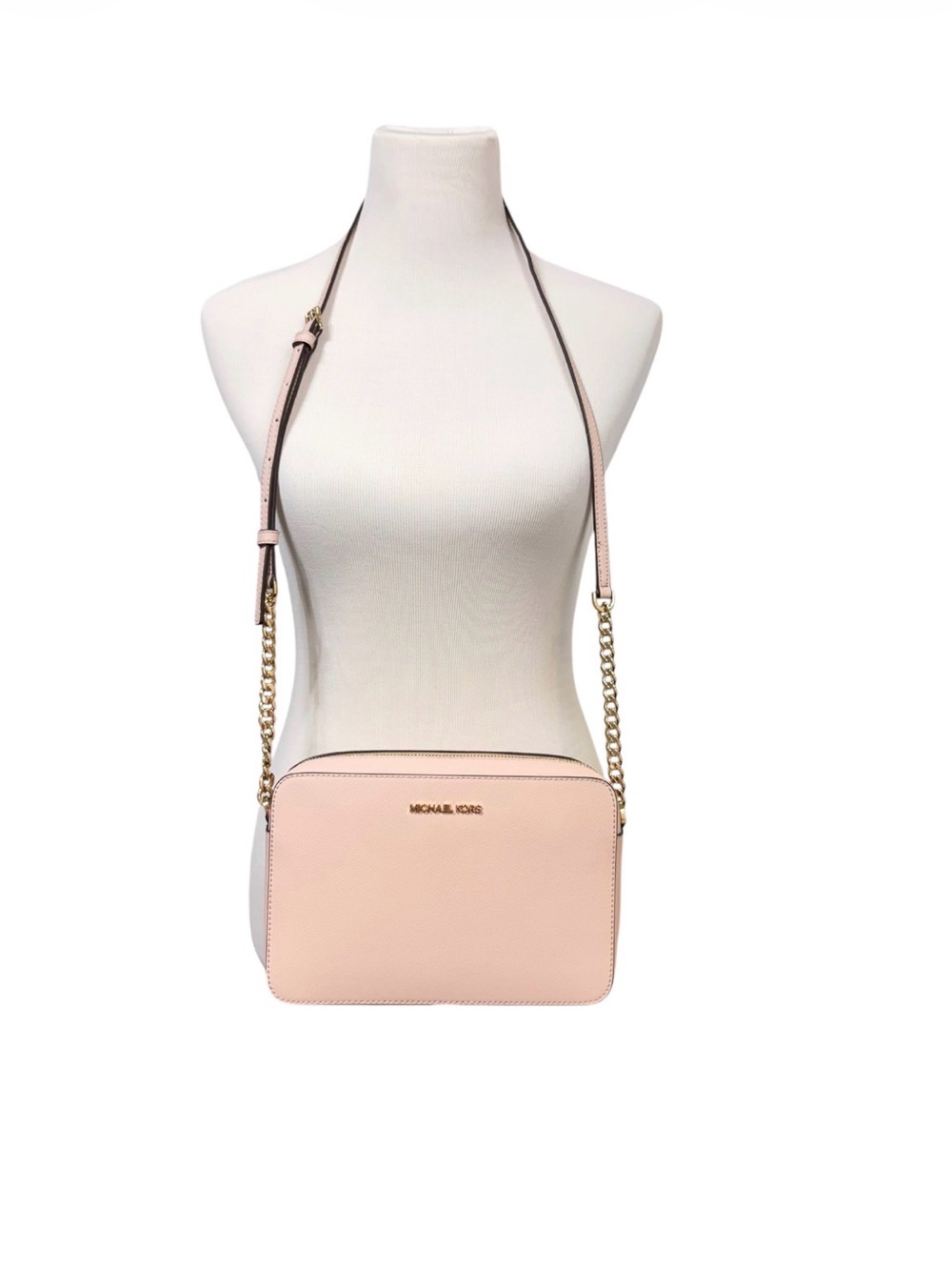 Michael Kors Leather Crossbody Bag | Pink Blush